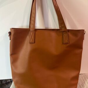 Simple Modern Harper Brown Tote Bag With Extra Shoulder Strap